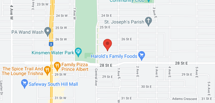 map of 104 42 27th ST E